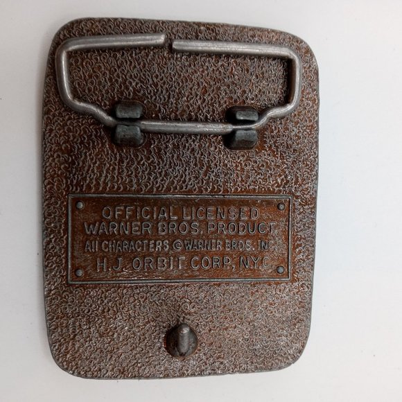 Looney Tunes Belt Buckle Warner Bros Cartoon Bugs Bunny Tweety Bird Porky Pig - Picture 3 of 10